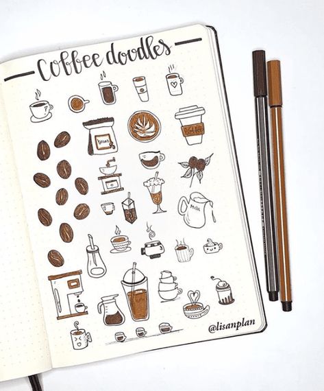 Coffee Aesthetic Journal, Coffee Theme Journal Ideas, Coffee Bujo Theme, Coffee Bullet Journal Theme, Coffee Journal Ideas, Bujo Coffee Theme, Notebook First Page Ideas, Coffee Theme Bullet Journal, Bujo First Page Ideas