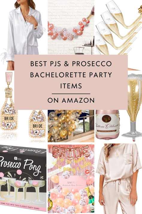 Champagne Bachelorette Party Decor, Bachelorette Pajama Party Decor, Last Single Soiree, May Bachelorette Party Ideas, Quiet Bachelorette Party, Pj’s And Prosecco Party, Bachelorette Pjs And Prosecco, Pjs & Prosecco Bachelorette, Pjs Polaroids And Prosecco