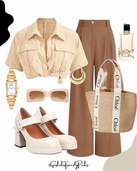 neutral color outfit is a staple in any wardrobe!🤎🤍 Perfect for a day at work or a weekend brunch!✨ To shop click the link in my bio under “shop my collages/reels“ or find the link in my “august links” highlight Follow me @sashahstrendypicks for more amazon fashion finds!!! So glad you’re here! 🤗 . . . . . #summerfashion #summerfashion2024 #spring #springfashion #styleoftheday #styleblogger #fashionstyle #ootd #ootdfashion #ootdshare #highstreetfashion #fashionaddict #fashionadvice #fash... Neutral Outfits Spring, Day Brunch Outfit, Neutral Spring Outfit, Neutral Color Outfits, Neutral Fall Outfits, Amazon Fashion Finds, Color Outfits, Capsule Outfits, Weekend Brunch