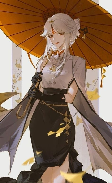 Rich Women, 영감을 주는 캐릭터, Pretty Art, Anime Style, Genshin Impact, Art Girl, Anime Drawings, Fashion Art, Umbrella