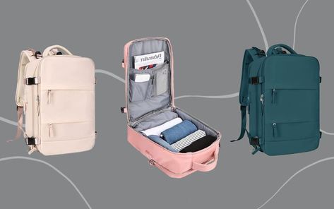 This Lightweight Travel Backpack Is Waterproof, Spacious, and on Sale for As Little As $38 Right Now Best Carry On Backpack, Travel Backpack Carry On, Lightweight Travel Backpack, Best Suitcases, Best Travel Backpack, Suitcase Backpack, Lost Luggage, Lightweight Luggage, Comfortable Walking Shoes