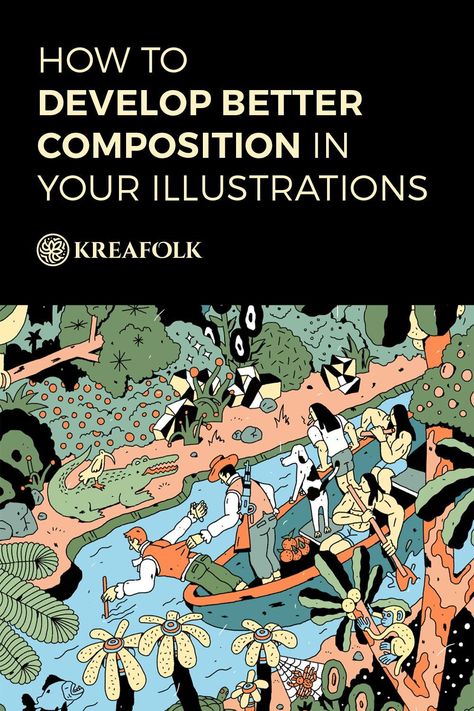 In order to make your artwork look even more beautiful, you have to develop a better composition in your illustrations. Let's find out how to do it! Composition For Illustration, Become An Illustrator, Art Composition Ideas Artworks, Composition Illustration Ideas, How To Illustrate, Illustration Fundamentals, Child Books Illustration, Illustration Moodboard, Drawing Composition