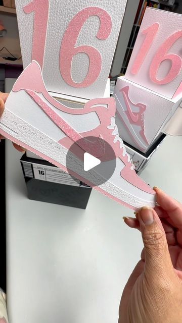 31K views · 2.5K likes | Leslie Frederick on Instagram: "I had to make these centerpieces for two identical twins who love pink, so I didn’t want to go with something typical and wanted to do something different for their 16th birthday party sneaker theme party   - - - #sneakerball #centerpieces #partytheme #eventdecor #customcenterpieces #sneakerparty" Sneaker Wedding Theme, Diy Sneaker Ball Decorations, Sneaker Ball Decoration Ideas, Sneaker Ball Theme Party, Sneakers Party Theme Ideas, Sneaker Ball Table Centerpieces, Sneakerball Decorations, Sneaker Ball Decor Ideas, Sneaker Centerpieces