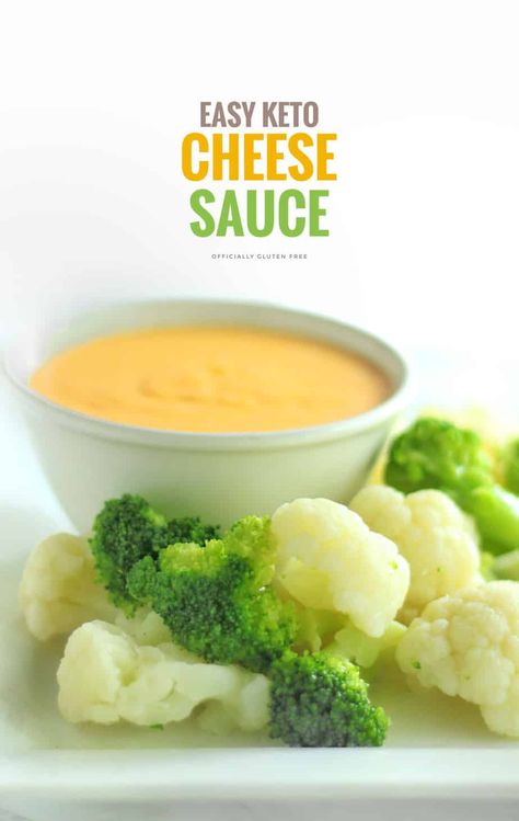 Easy Keto Cheese Sauce | Low Carb & Gluten Free Cheese Sauce Gluten Free Cheese Sauce, Keto Cheese Sauce, Low Carb Cheese Sauce, Carb Dishes, Keto Appetizers, Keto Sauces, Keto Side, Postre Keto, Cheese Sauce Recipe