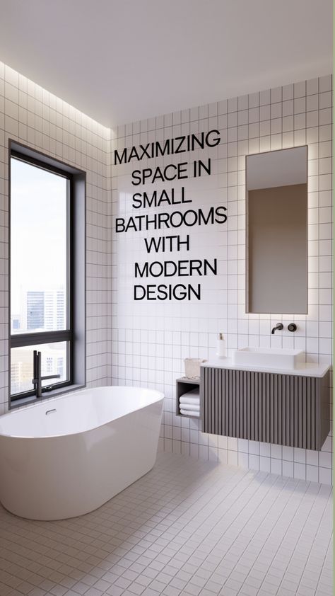 Maximize space in small bathrooms with our Modern Design solution, featuring floating cabinets, wall-mounted sinks, and sleek glass showers. Our innovative design ensures ample storage and a sense of openness, making the most of even the smallest spaces. With its clean lines and minimalist aesthetic, this modern bathroom layout is perfect for busy homeowners seeking a stylish and functional bathroom retreat.bathroom
#designs Smallest Bathroom Layout, Modern Bathroom Layout, Smallest Bathroom, Retreat Bathroom, Small Bathroom Designs, Bathrooms Decor, Glass Showers, Minimal Bathroom, Functional Bathroom