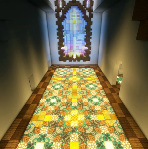 Minecraft Glass Pattern, Glazed Terracotta Minecraft Builds, Minecraft Glazed Terracotta Ideas, Glazed Terracotta Minecraft Floor, Minecraft Terracotta Builds, Minecraft Terracotta Pattern, Minecraft Glazed Terracotta Pattern, Terracotta House Minecraft, Glazed Terracotta Minecraft