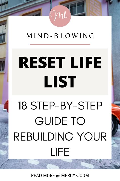 reset life list Reset Life Quotes, Podcast Questions, Reset Life, Rebuilding Your Life, Reset Your Life, Life Reset, Ultimate Reset, Life List, Todo List