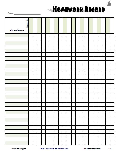 Education World: Homework Record Student Grade Sheet, 1st Grade Homework, Homework Checklist, Homework Chart, Weekly Homework, Homework Ideas, Homework Sheet, Homework Organization, Education Tips