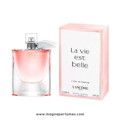 best-selling women's perfume in the world, smelling good has never been difficult with la vie est belle by Lancome @womensbestcom @lancomeusa La Vie Est Belle Perfume, Lancome La Vie Est Belle, Lancome Perfume, Lancome Paris, Feminine Fragrance, Dry Oil, Refillable Bottles, Tonka Bean, Fragrance Notes