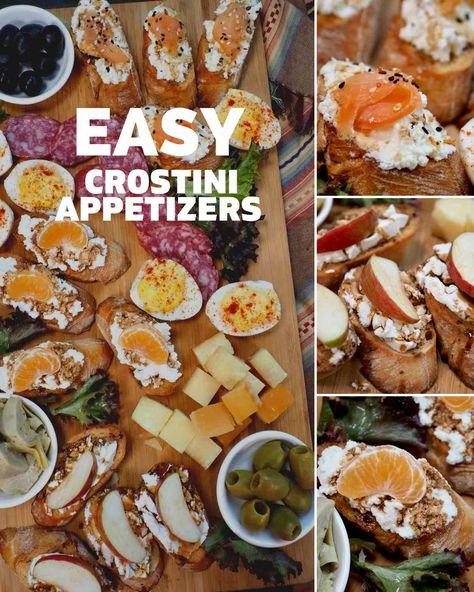 Easy Crostini Appetizers. Simple topping. Oil and vinegar pairings from My Olive. #sponsored #myolive #easycrostini #oilandvinegar #breadappetizers #crostinitoppings Easy Crostini, Crostini Toppings, Crostini Appetizer, Summer Appetizer Recipes, Quick Dinner Options, Baguette Slices, Board Night, Toasted Crostini, Crostini Appetizers