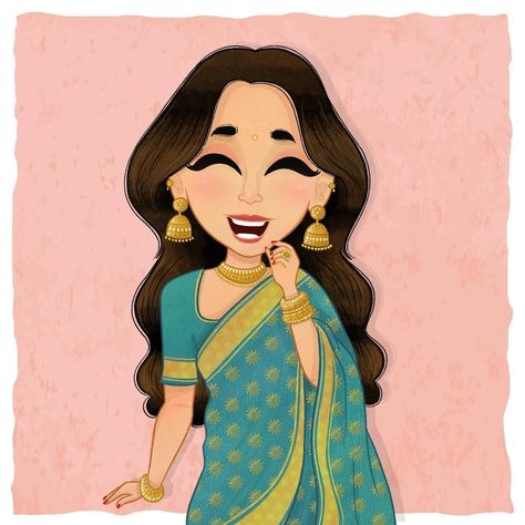 Indian dress, Sari, India, Indian, Indian art, Indian dress art, Indian girl, Indian girl cartoon, Indian dress art, Indian girl cartoon, Indian girl art, Indian girl drawing Saree Anime Art, Traditional Indian Girl Cartoon, Indian Illustration Character, Sari Drawing, Indian Girl Illustration, Indian Illustration Girl, Indian Woman Illustration, Indian Girl Drawing, Sari India