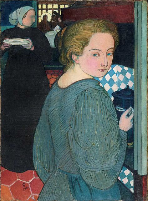 Maurice Denis (1870-1943), The Cook, 1893. Private collection. Paris in the Days of Post-Impressionism: Signac and the Indépendants Felix Vallotton, Maurice Denis, Edouard Vuillard, Avant Garde Artists, Pierre Bonnard, Ivy House, Henry Miller, European Paintings, Fauvism