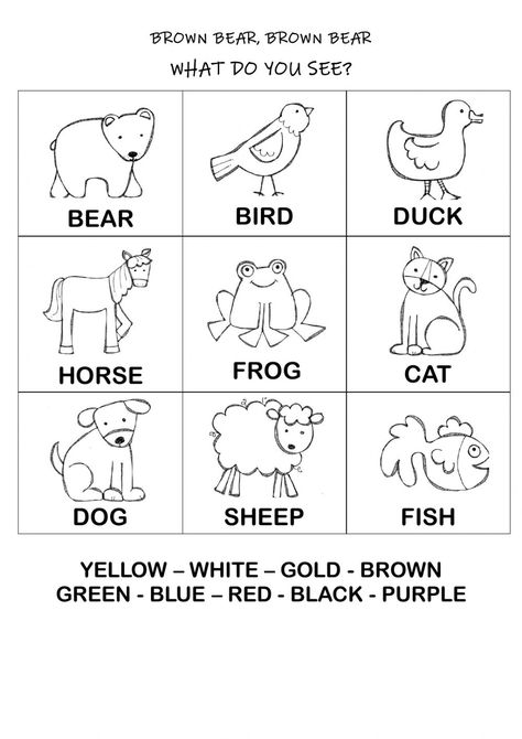 Brown Bear What Do You See Printables, Brown Bear Brown Bear Coloring Pages, Brown Bear Coloring Pages Free Printable, Brown Bear What Do You See Activities, Brown Bear What Do You See, Brown Bear Brown Bear What Do You See, Brown Bear Worksheet, Bear Storytime, Brown Bear Printables