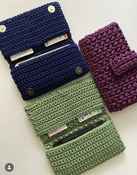 Crochet Wallet, Crochet Stocking, Crochet Purse Pattern Free, Crochet Shoulder Bags, Crochet Pouch, Crochet Clutch, Crochet Handbags Patterns, Crochet Bookmarks, Handbag Pattern