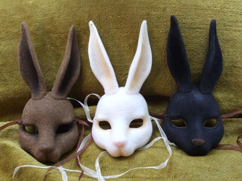 Bunny Masks, Bunny Mask, Cool Masks, Animal Masks, Masks Art, Bunny Ears, White Rabbit, Mask Design, Tokyo Ghoul