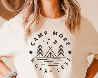 Hiker quotes | Etsy Hiking Svg, Mountains Svg, Svg Camping, Quotes Shirt, Camping Svg, Black Biker Shorts, Black Flip Flops, Worry Less, Outdoor Quotes