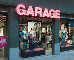 Garage Clothing. Alex loved this store. Garage Store, Dark Fairycore, Garage Clothing, Mall Of America, Garage Shop, Parking Garage, Outlet Store, Jersey City, Summer Bucket