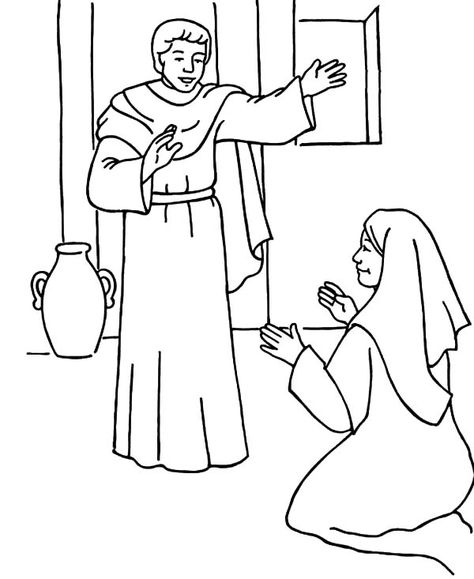 Baptism Craft, Jesus Baptised, Breakfast Kids, Christmas Sunday, Angel Coloring Pages, Jesus Coloring Pages, Jesus Crafts, Childrens Sermons, Getting Baptized