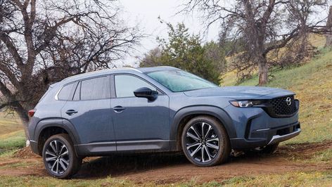 Mazda has balanced out the CX-50's base and turbo powertrain options with a middling hybrid setup offering 38 MPG combined. Small Suv Cars, Best Small Suv, Cheap Suv, Chevy Suv, Crossover Cars, Suv Camping, Mazda Cars, Small Suv, Crossover Suv