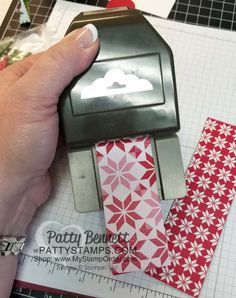 Tag Topper Punch Ideas, Stampin Up Christmas Favors, Paper Treat Holders, Stampin Up Chapstick Holder, Stampin Up Gift Of Giving, Stampin Up Christmas Treat Holders, Stampin Up Craft Fair Ideas To Sell, Stampin Up Valentine Treat Holders, Candy Holders Diy Ideas