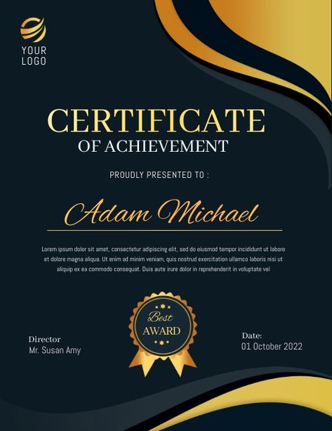 Award Certificate Template You Will Never Believe These Bizarre Truths Behind Award Certificate Template Certificates Template, School Department, Official Letter, Examination Board, Graduation Templates, Awards Certificates Template, University Of Manchester, Certificate Of Achievement, Award Certificates