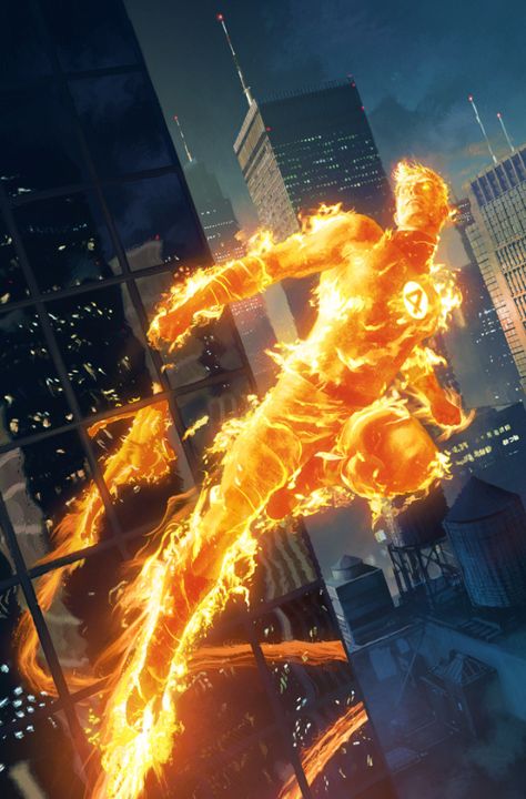 Marvel Human Torch, Fantastic Four Marvel, Marvel Knights, Human Torch, Comic Shop, Marvel Comics Art, Fantastic Four, Comic Heroes, Marvel Heroes