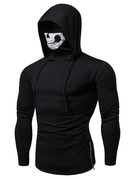 Hoodie Jacket Men, Cheap Mens Fashion, Basic Hoodie, Skull Mask, Cotton Hoodie, Mens Sweatshirts Hoodie, Hooded Pullover, Online Clothing Stores, Hoodie Jacket