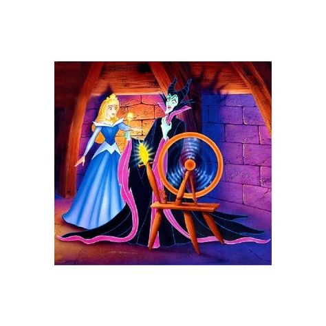 malificent ❤ liked on Polyvore featuring sleeping beauty and disney Sleeping Beauty Princess, Disney Sleeping Beauty, Princess Aurora, Beauty Photos, Spinning Wheel, Classic Disney, Maleficent, Disney Cartoons, Cartoon Kids