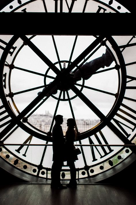 Giant Clock, I Got Engaged, Engagement Story, Paris Engagement, Musee D Orsay, Penn Station, Engagement Stories, His Dark Materials, Artsy Pictures