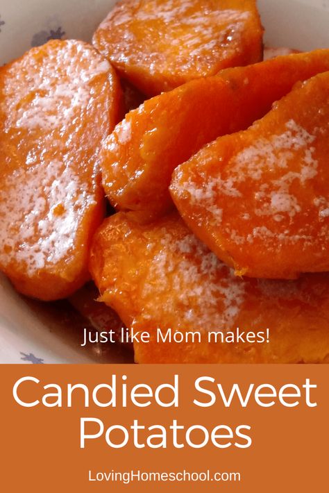 Potato Recipes On Stove, Canned Sweet Potato Recipes, Candied Sweet Potato Recipes, Christmas Side Dish Recipes, Sweet Potato Side Dish, Sweet Potato Dishes, Potato Candy, Sweet Potatoes Recipe, Canning Sweet Potatoes