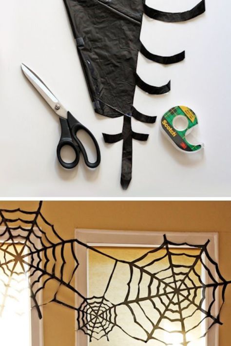 Spider Web Cutout, Halloween Window Decorations, Halloween Spider Decorations, Halloween Cookies Decorated, Cookie Decorating Party, Window Decorations, Halloween Window, Spiderman Birthday, Halloween Party Diy