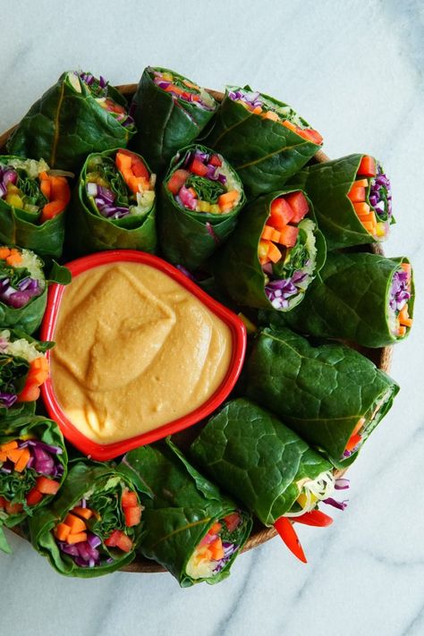 Spring Role, Raw Vegan Recipes, Wrap Recipes, Vegan Cooking, Spring Rolls, Vegan Dinners, Raw Vegan, Raw Food Recipes, Grain Free