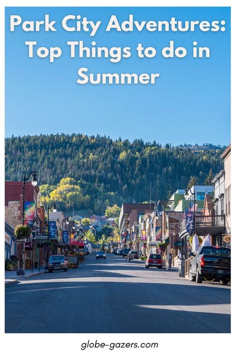 Discover the best things to do in Park City, Utah during the summer months! From outdoor adventures to exploring local Park City restaurants, this guide has everything you need for the perfect Park City summer getaway. Enjoy Utah activities, explore Park City Utah, and make the most of your summer in this stunning mountain town. Plan your next summer trip with these must-do activities! Park City Restaurants, Utah Activities, Salt Lake City Airport, Best Summer Vacations, City Summer, Ski Town, City Restaurants, Park City Utah, Summer Getaway