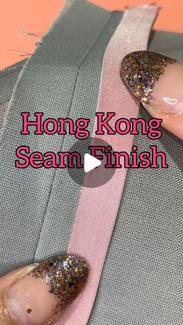 Seam Allowance, Hong Kong Finish Sewing, Steam A Seam Tutorials, Hong Kong Seam Finish, Button Sewing Technique, Strongest Hand Sewing Stitch, Sewing Hems, Diy Wardrobe, Fashion Sewing Tutorials