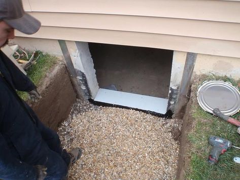 DryZone, LLC - Crawl Space Repair Photo Album - A Turtl crawlspace entry can keep the water out of the crawlspace door area Crawl Space Entrance, Crawl Space Door Exterior, Crawlspace Doors Outside, Crawl Space Cover Ideas, Crawlspace Cover, Crawlspace Doors, Crawl Space Access Door, Crawl Space Cover, Diy Crawlspace