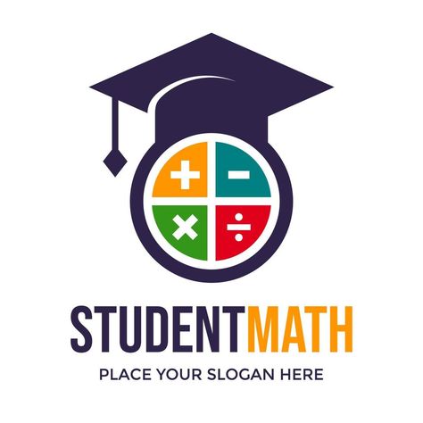 Maths Logo Design, Math Logo Aesthetic, Mathematics Logo, Math Cake, Tutoring Logo, Calculator Logo, Logo Academia, Math Vector, Math Logo