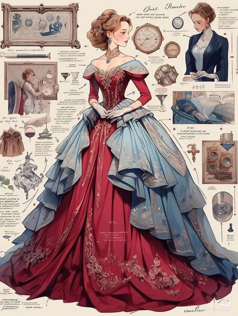 Fashion Design Inspiration, Baju Kahwin, X Design, Dress Design Drawing, Old Fashion Dresses, Fantasy Dresses, Fashion Drawing Dresses, Dress Design Sketches, Fashion Illustration Dresses