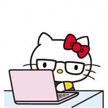 Hello Kitty Studying, Hello Kitty Imagenes, Hello Kitty Images, Kitty Drawing, Hello Kitty Drawing, Hello Kitty Art, Hello Kitty Iphone Wallpaper, Hello Kitty My Melody, Hello Kitty Pictures