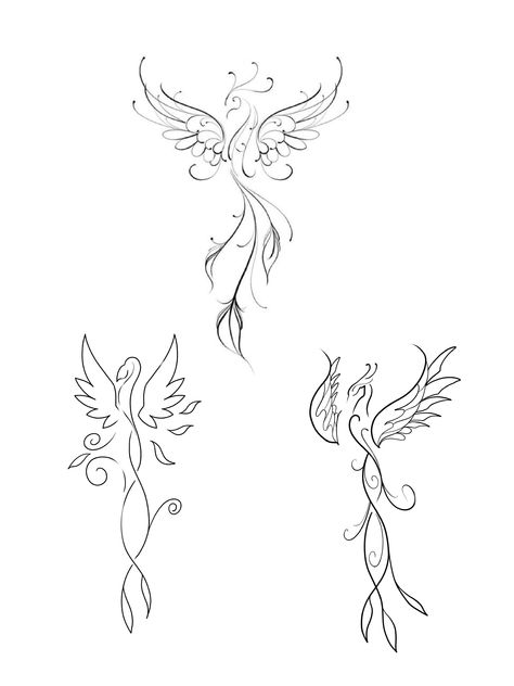 Fine Line Phoenix Tattoo Women, Small Phoenix Tattoos Fine Line, Ankle Tattoos For Women Classy, Phenix Birds Tattoo, Reborn Tattoo, Flower Leg Tattoos, Fenix Tattoo, Classy Tattoos For Women, Phoenix Tattoo Feminine