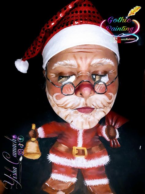 Santa Claus Makeup, Creepy Santa Claus, Santa Claus, Makeup, Movie Posters, Art