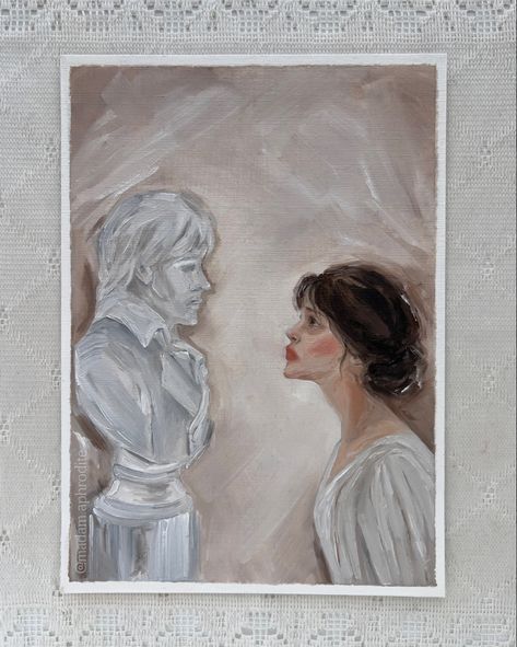 Oil paint oil painting artwork pride and prejudice fan art Pride And Prejudice Painting, Composition Painting, Painted Fan, Mr Darcy, Carnival Masks, Clay Art Projects, Paint Painting, Pride And Prejudice, Clay Art