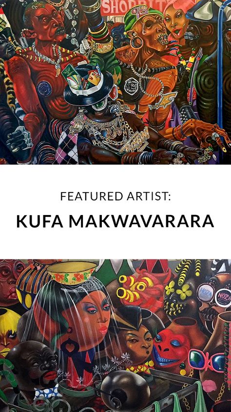 Zimbabwean artist Kufa Makwavarara captures the burning issues of our times, providing social commentary within a contemporary, Southern African context. ⁠ Zimbabwean Art, Contemporary African Art, Social Commentary, Powder Paint, Visual Language, The Burning, Zimbabwe, Love People, Easy Paintings