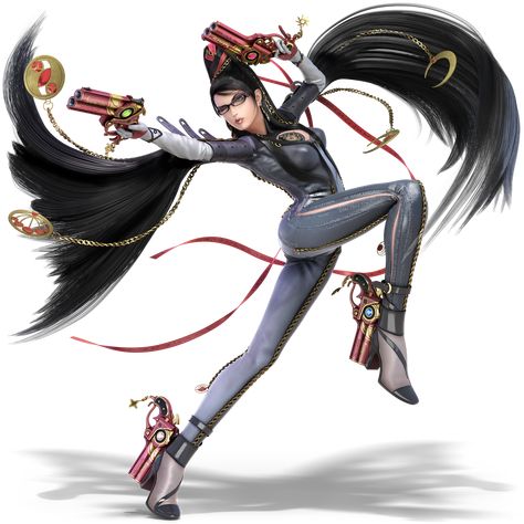 Bayonetta (Bayonetta 1 variation) as she appears in Super Smash Bros. Ultimate. Super Smash Bros Bayonetta, Bayonetta Super Smash Bros, Bayonetta Smash Bros, Bayonetta 1, Smash Bros Wii, Super Smash Bros Characters, Hair Gif, Nintendo Switch System, Switch Nintendo