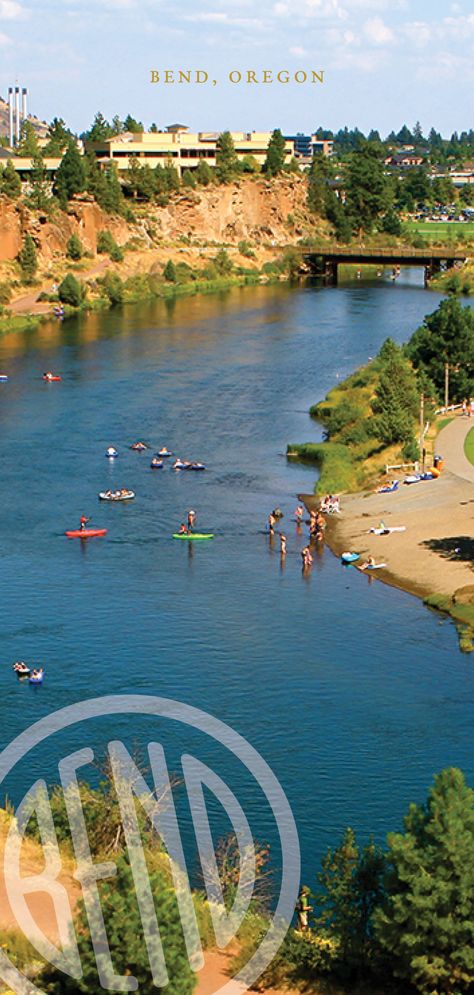 Put on your suit and sunscreen, grab your float tube, and hit the Deschutes River for a day of soaking up the sun in Bend. One of Bend's most popular things to do in the summer, floating the river through the Old Mill District is a must, with mild rapids and a shuttle service to pick you up at the end. Camping Inspo, Floating The River, Deschutes River, Sunriver Oregon, Popular Things, Oregon Living, River Float, Tubing River, Water Adventure