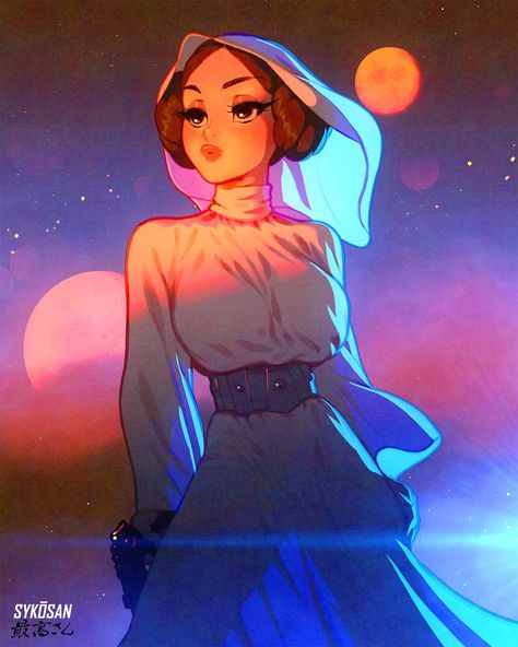 ArtStation - Classic Princess Leia Leia Organa Fanart, Leia Fanart, Leia Skywalker, Princess Leia Art, Leia Star Wars, Leia Organa, Star Wars Women, Walt Disney Pictures, Star Wars Fan Art