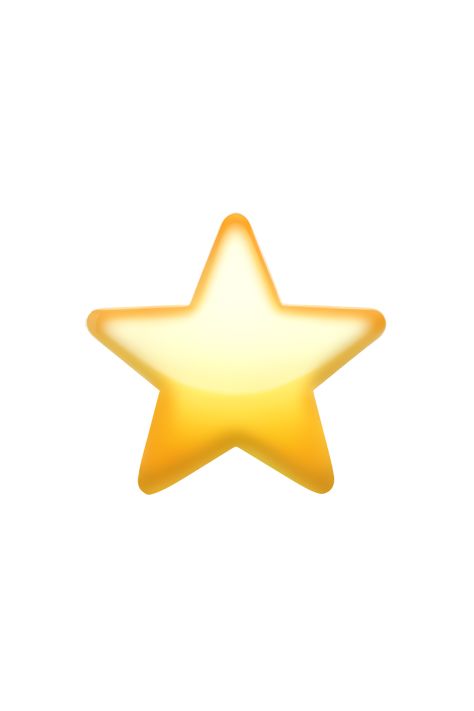 The emoji ⭐ depicts a yellow, five-pointed star with sharp edges and a bright shine. The star is centered within a circular outline, giving it a bold and prominent appearance. Emoji App Icon, Png Emoji, Apple Star, Emot Iphone, Star Emoji Aesthetic, Ios Emojis, Emoji Pfp, Star Girl Emojis Combo, Ios Emoji Iphone