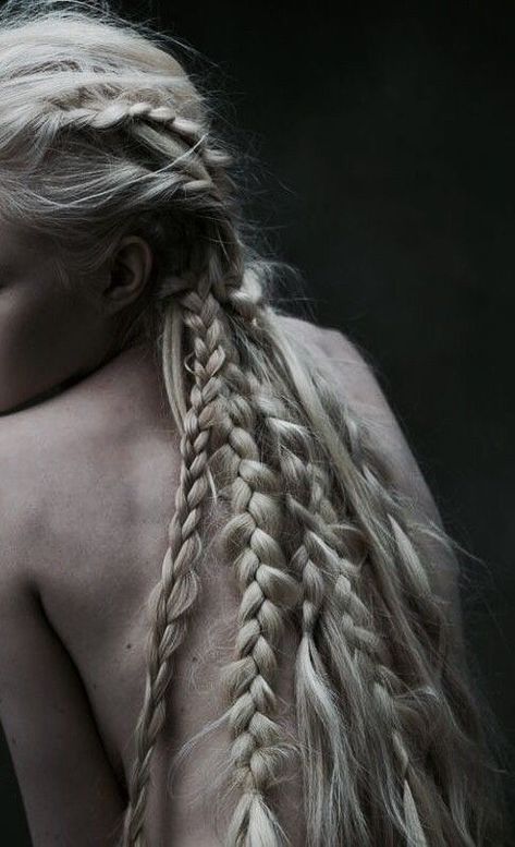 Viking Aesthetic, Harry Clarke, Viking Braids, White Culture, The Elder Scrolls, Long Blonde, Mother Of Dragons, Long Blonde Hair, Elder Scrolls