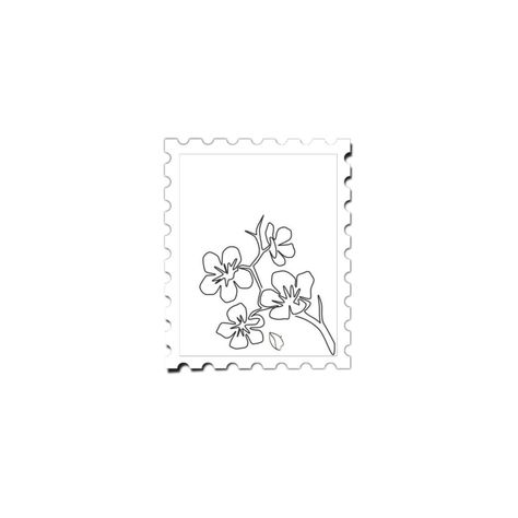 Cherry Blossom Stamp Tattoo, Japanese Stamp Tattoo, Post Stamp Tattoo, Left Arm Tattoos, Sakura Tattoo, Stamp Tattoo, Japanese Stamp, Tiny Tattoo, Cherry Blossom Tattoo