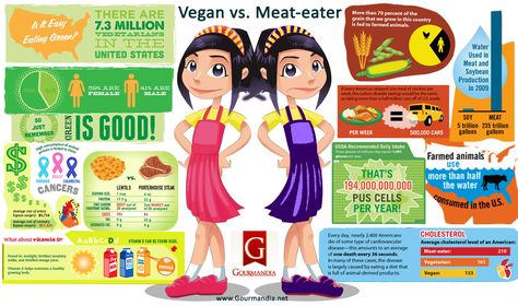 Veganism Infographics... Vegan Vs Meat Eater, Meat Diet, Green Eating, Different Vegetables, Healthy Dog Treats, Picky Eater Recipes, Healthy Dogs, Vegan Life, Vegan Lifestyle