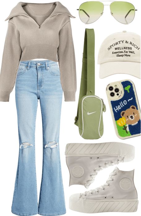 College Outfits California, Colorblock Outfits, Everyday College Outfits, Clothes Polyvore, Degree Outfit, Cute College Outfits, Classroom Essentials, Road Trip Outfit, Fashion Travel Outfit